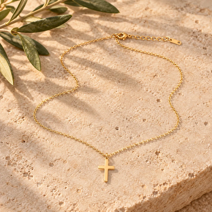 Fine Cross Necklace