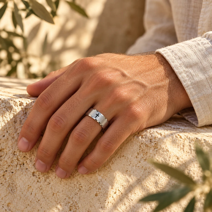 Cross Band Ring