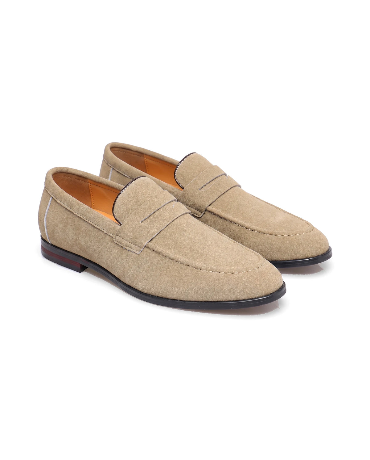 Men's Classic Penny Loafers - Albert - Beige