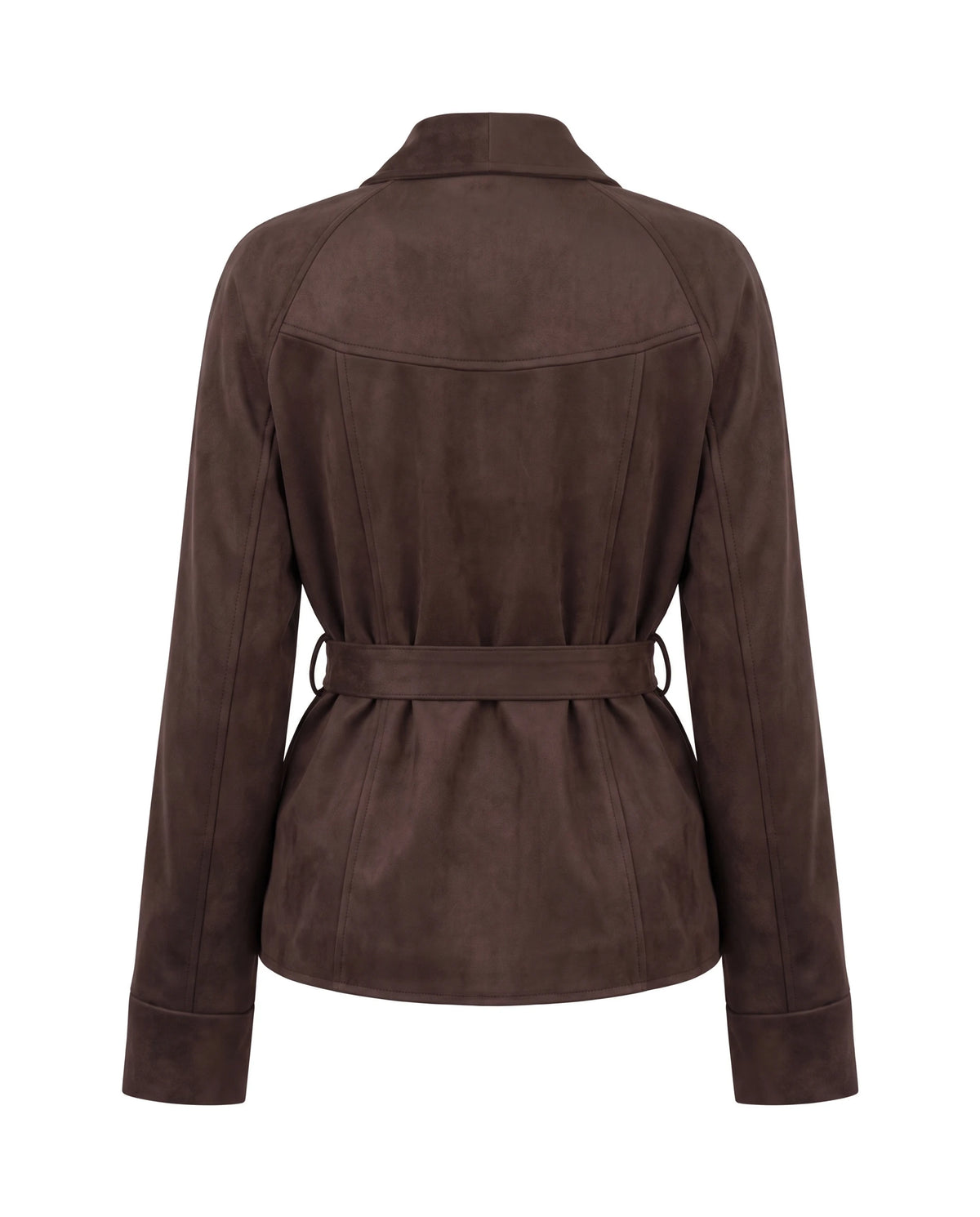 Women's Belted Wrap Jacket - Carmen - Back View