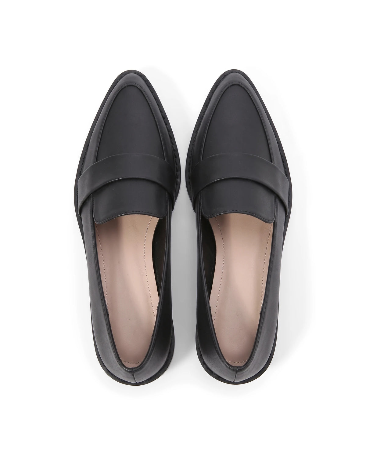 Women's Pointed-Toe Loafers - Giacinta - Top View