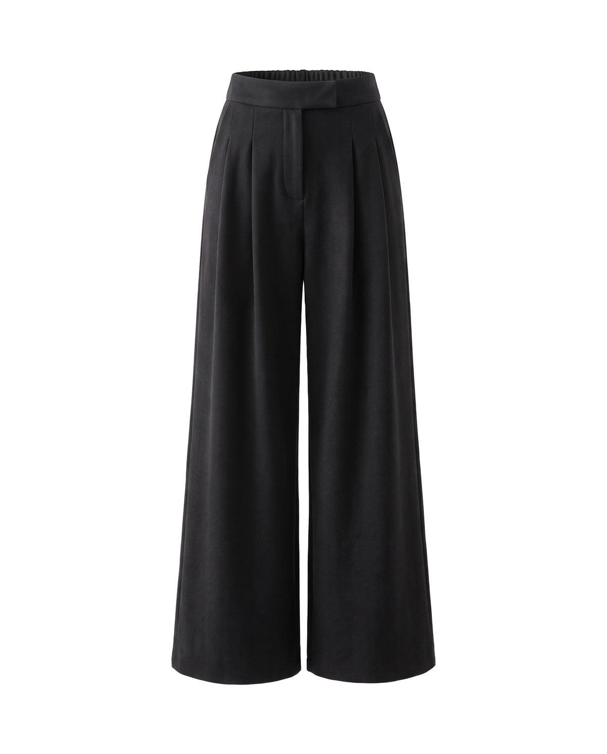 Women's Wide-Leg Culottes - Salomea - Black