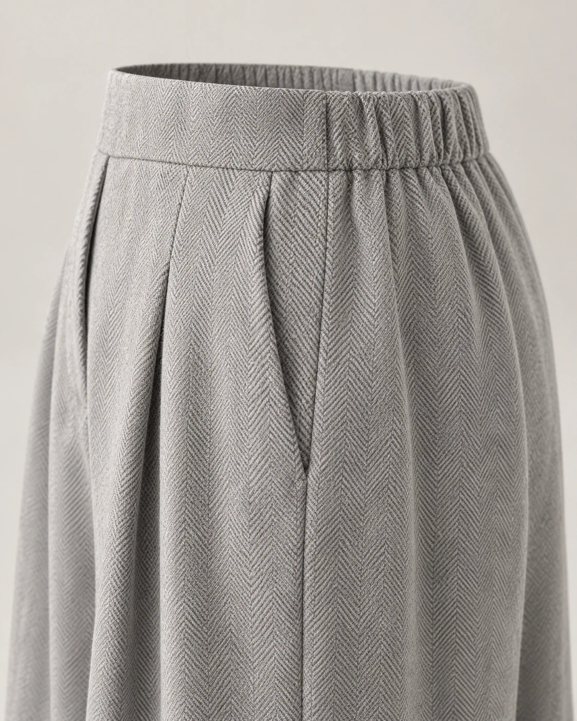 Women's Wide-Leg Culottes - Salomea - Elastic Back Waistband