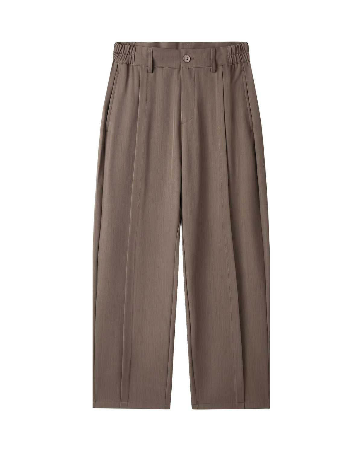 Men's Relaxed Straight-Leg Trousers - Hartley - Brown