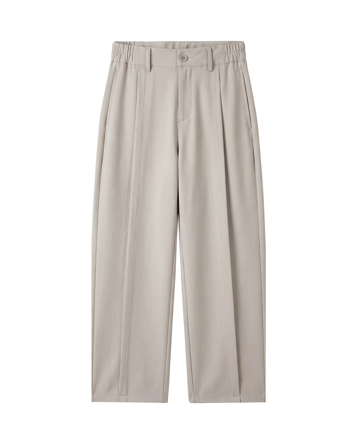 Men's Relaxed Straight-Leg Trousers - Hartley - Beige