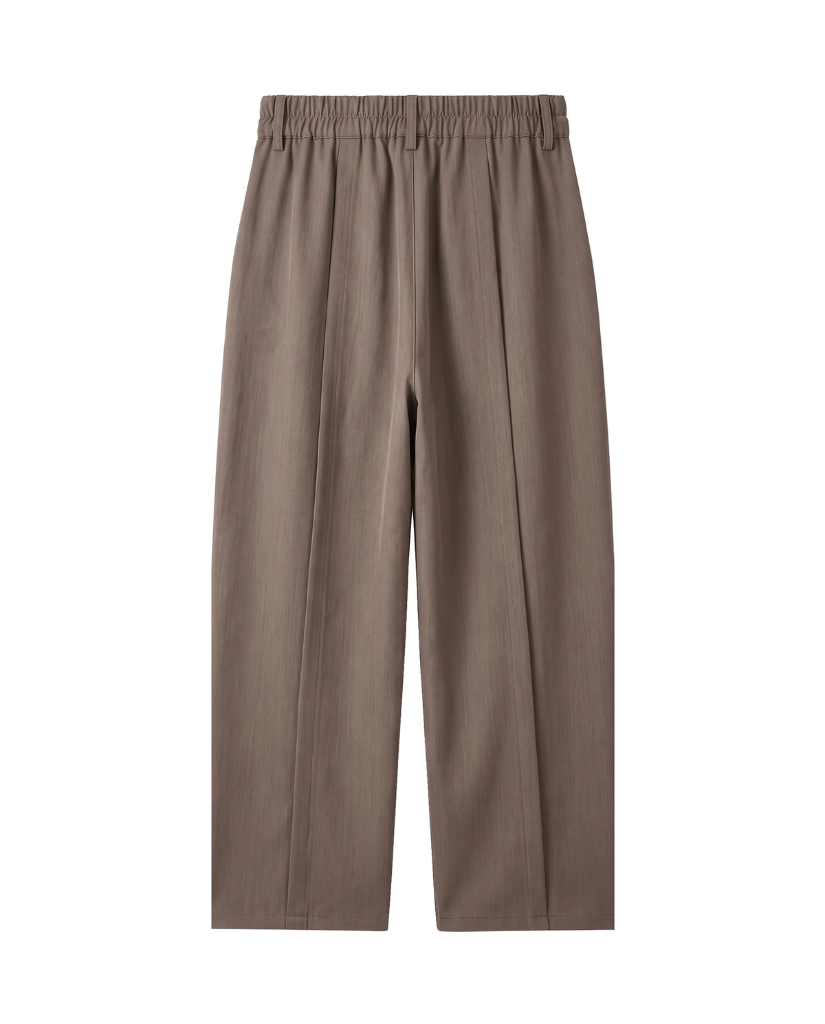 Men's Relaxed Straight-Leg Trousers - Hartley - Brown Back View